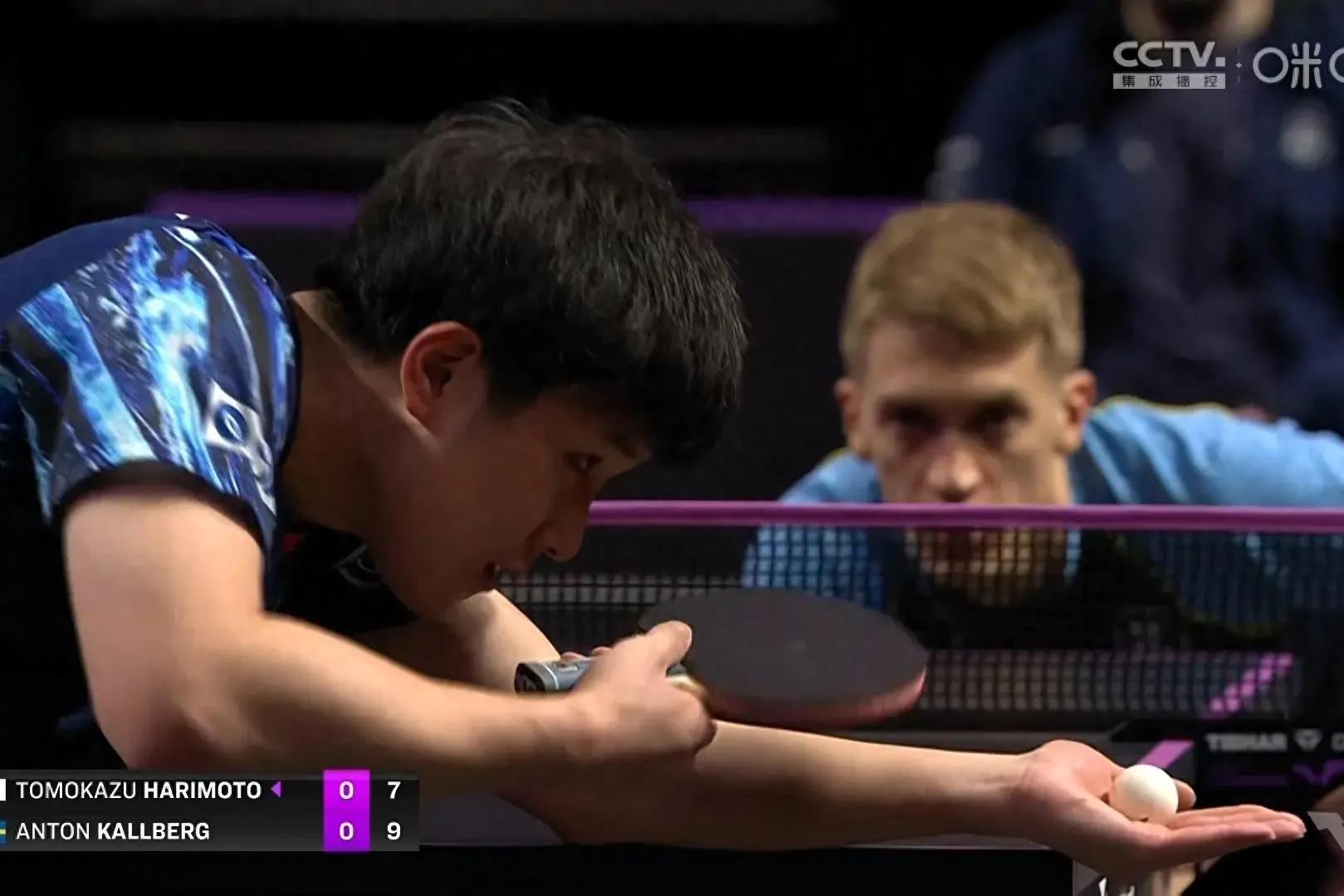 包含韩国队逆转瑞典队，张本智和关键制胜的词条